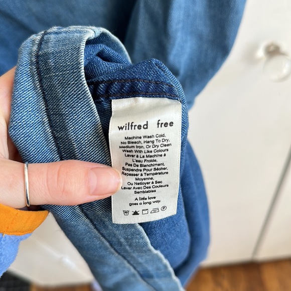 Aritzia Wilfred Free Vivianne Denim Dress - Picture 4 of 10